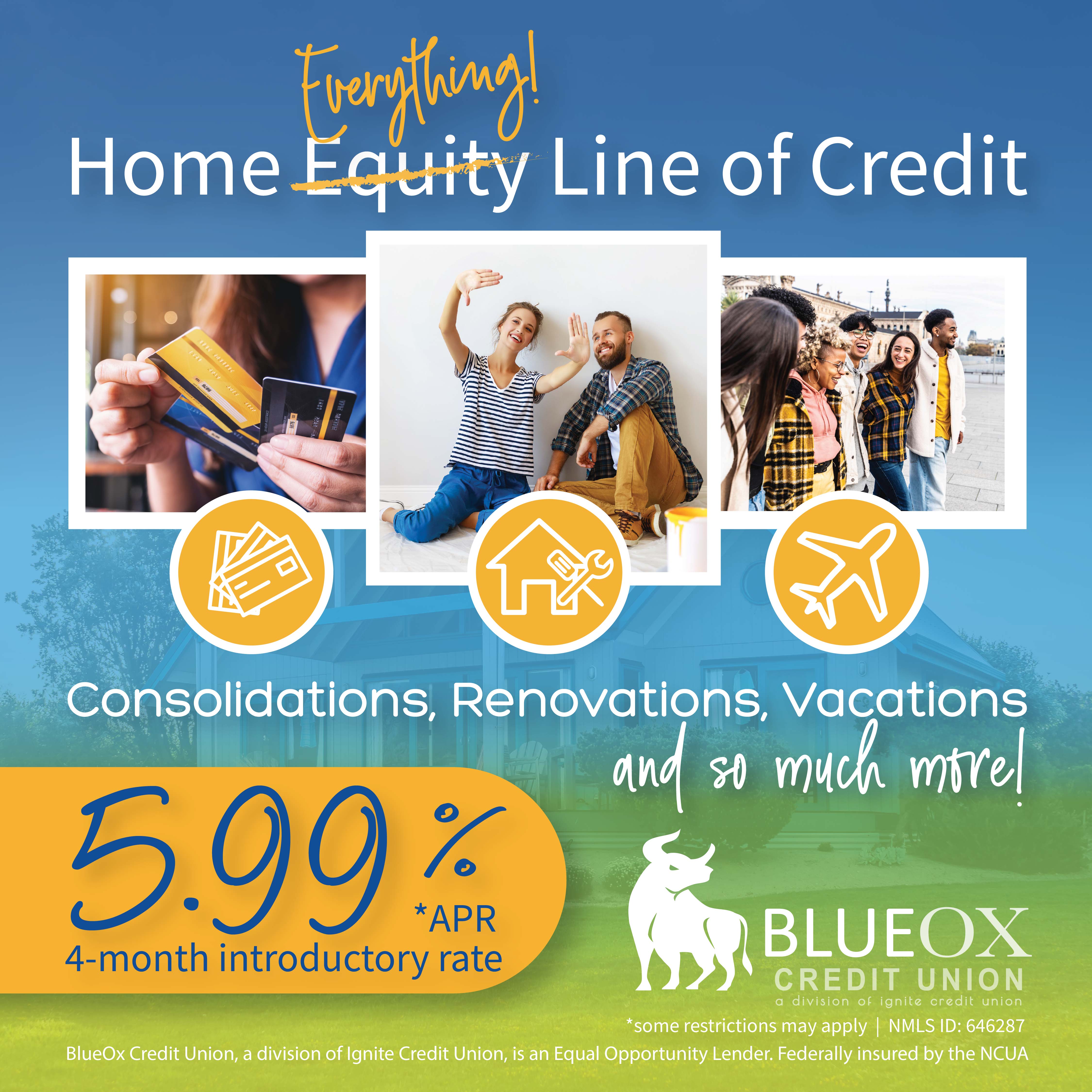 HELOC Promotion - BlueOx Credit Union